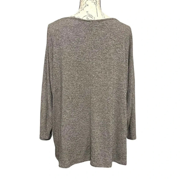 J Jill Wearever Collection Stretch Knit 3/4 Sleeve Tunic Top Size XL - Picture 2 of 5